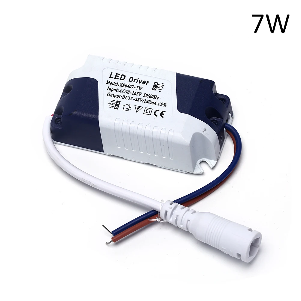 1PC 1-3W/4-7W/8-12W/12-18W/18-24W New Transformer LED Driver Power Supply LED Light Lamp Driver