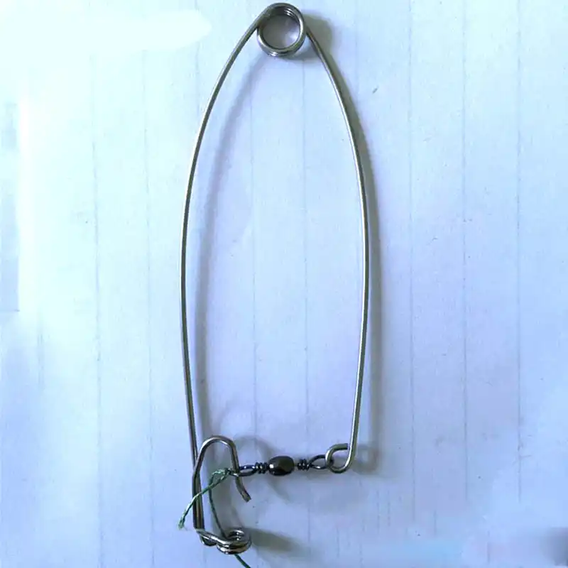 BianchiPamela Mini Type Automatic Fishing Hook Stainless Steel Lazy Person Fish Hook