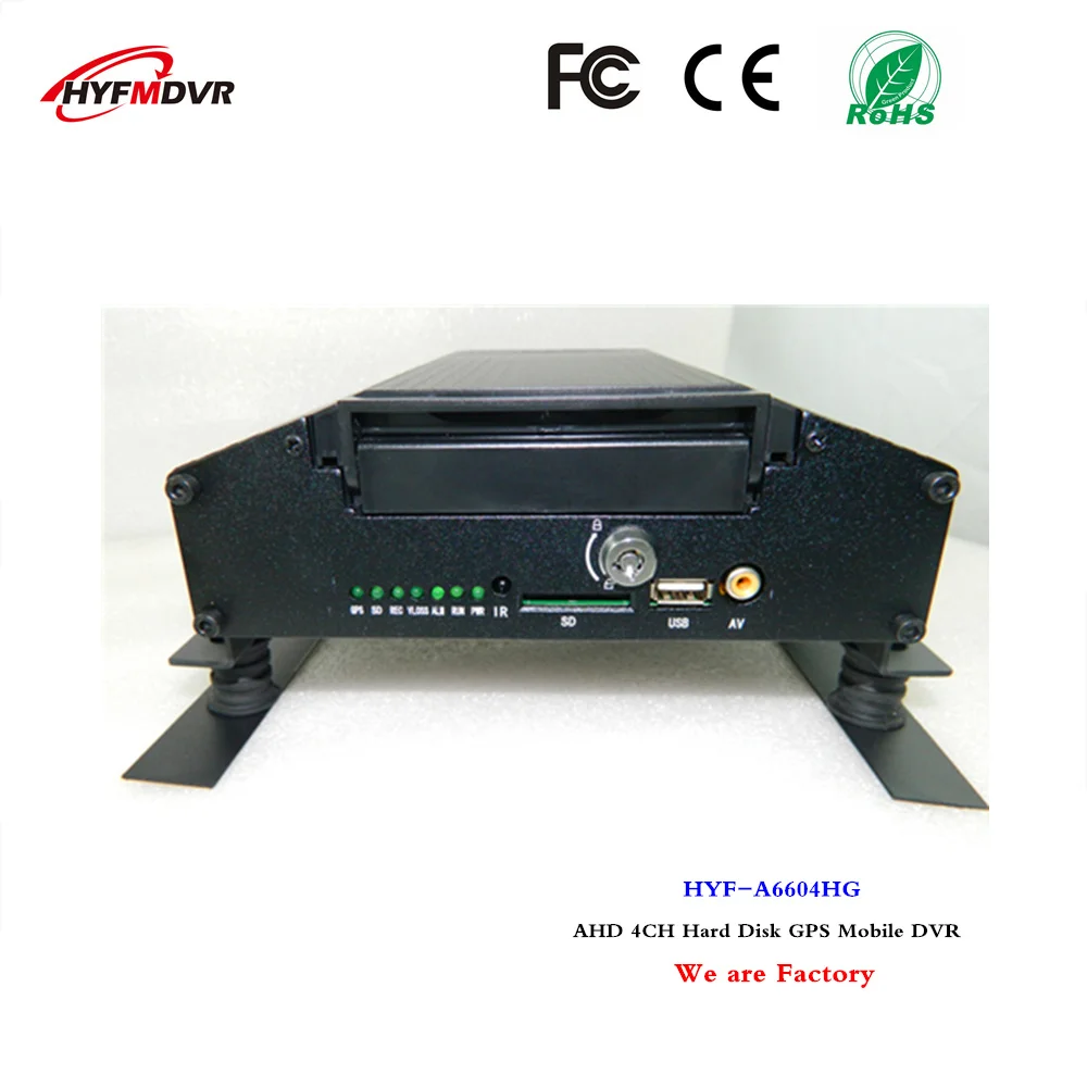  Grabador de video de vigilancia GPS 4CH HD HDD mdvr automotriz soporte general Jordan/idioma lebané