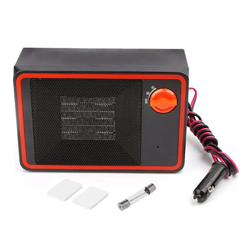 

New Car fan heater window defroster automatic heating cooling 24V cigarette lighter power supply 350W defogger free shipping