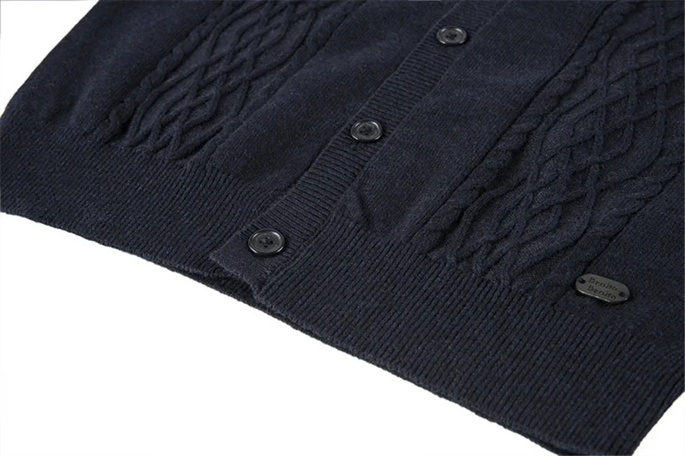 Benito /& Benita Boys Cardigan Sweater Button Up V-Neck Gray Knit Jacket Long Sleeves