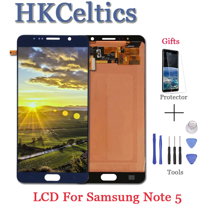 5 7 дюймовый ЖК дисплей и сенсорный экран в сборе для Samsung Galaxy Note N9200 N920T N920A N920I N920G