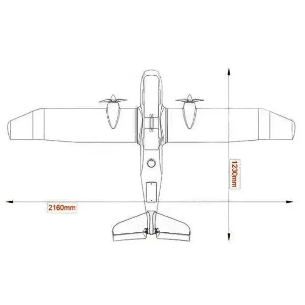 Skywalker TITAN 2160 мм воздушный самолёт EPO ручной работы (белая/Черная Акула)|Рамы для