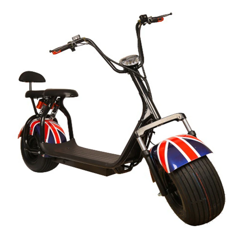 Citycoco Электрический скутер для взрослых Fat Tire E-Bike 1000 Вт два сиденья гидравлический амортизатор заводской велосипед