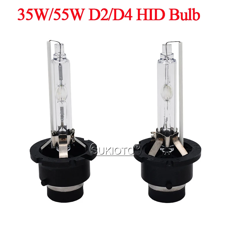 SUKIOTO 35W 55W Xenon D2S HID Bulb D4S Xenon Kit 4300K 5000K D2S 6000K 8000K 85967-45010 Car Headlight Ballast D2R D4R HID Kit (8)