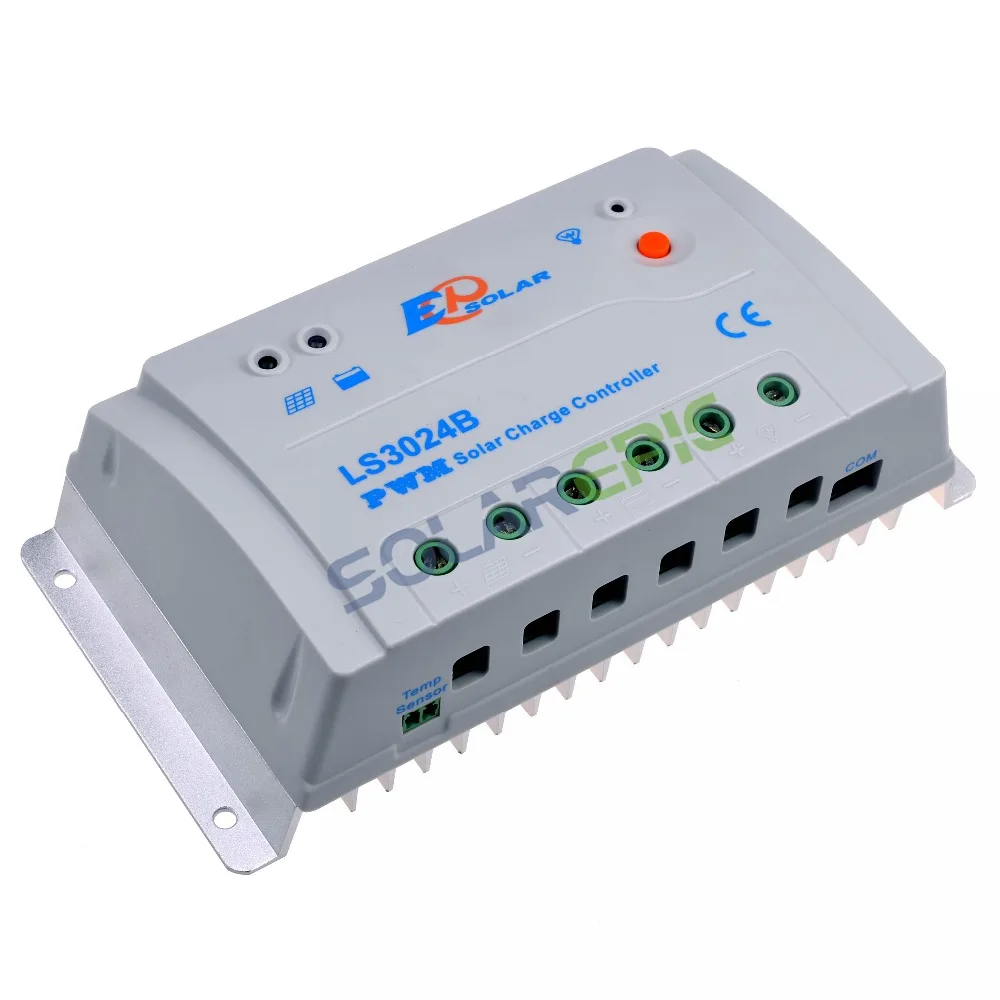 

30A Epever LandStar PWM Common Positive Solar Charge Controller 12V/24V LS3024B RS485/Modbus/Battery Temperature Communication