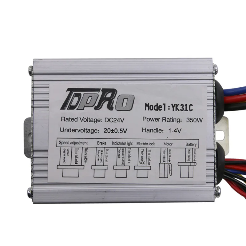 Brush Speed Controller Box 24 Volt 350 Watt Electric for Scooter Buggy Bike