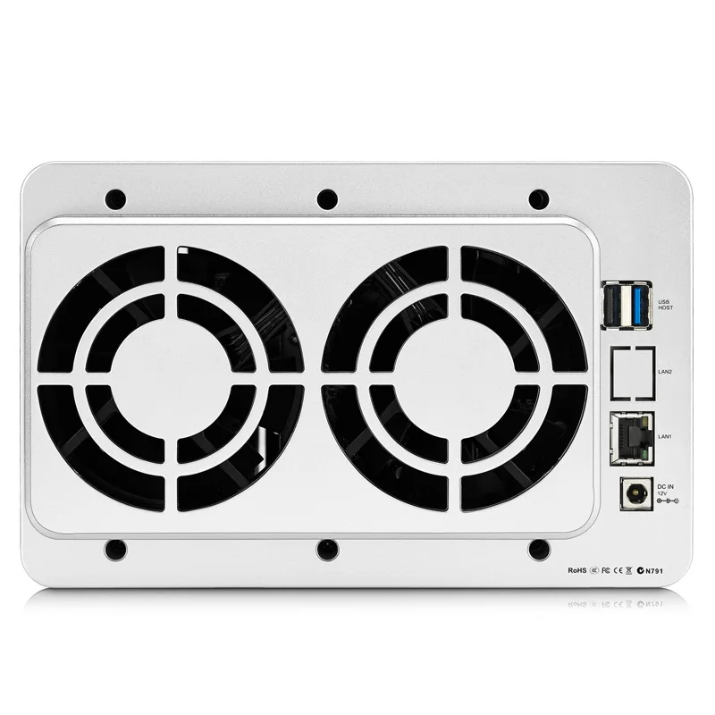 3 5 дюймовый/2 дюйма 2G 4Bay HDD NAS для домашнего/офисного облачного хранения ЦП 2 4 ГГц 100