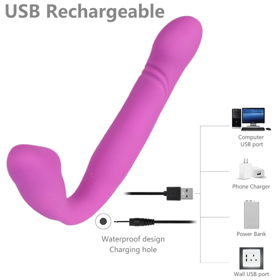 Strapon Dildo Vibrators for Women Remote Control G-spot Vibration Lesbian Double Ended Dildo Toys for Adult Sex Toys for Woman 5