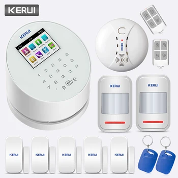 

KERUI W2 2.4 inch TFT color screen 433MHz wireless frequency GSM 850/900/1800/1900MHz Wifi home security security alarm system