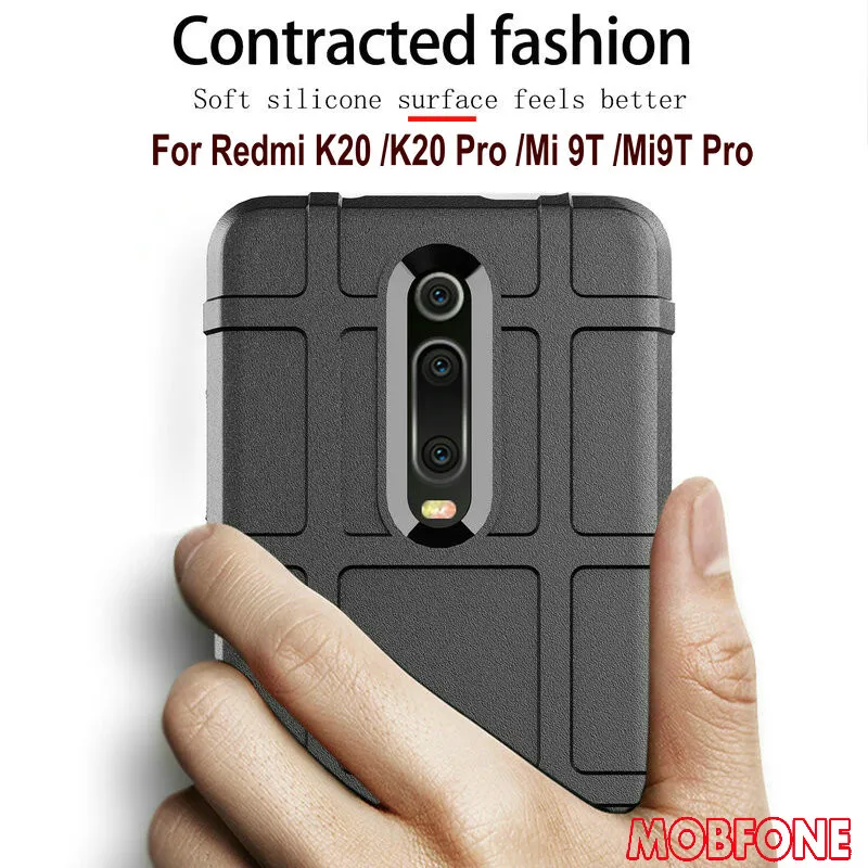 

Redmi K20 Pro K20Pro Case Skin Soft Silicone Rugged Shiled Shell K20 Back Cover Mi 9T Heavy Duty Armor Mi9T Pro Shockproof Cases