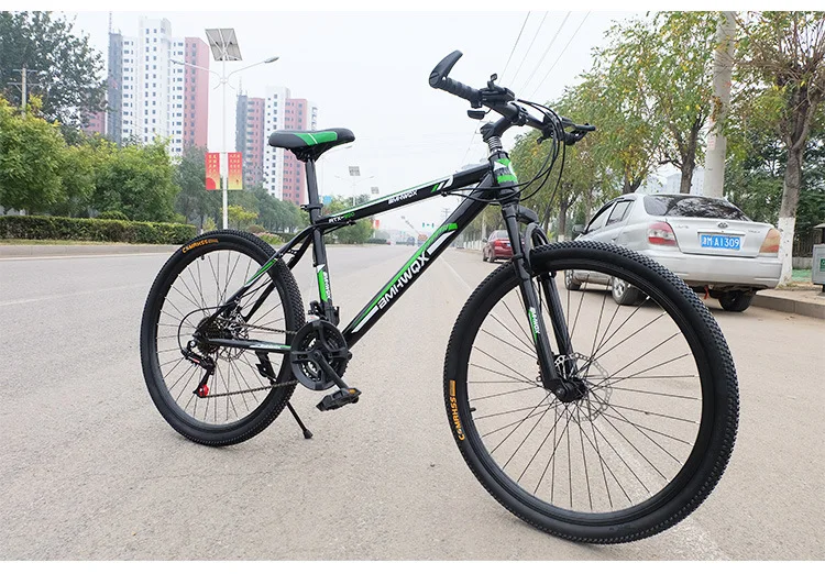 Excellent Mountain Bike 26 Inch Cycling Bicycle Front and Rear Mechanical Disc Brakes 14