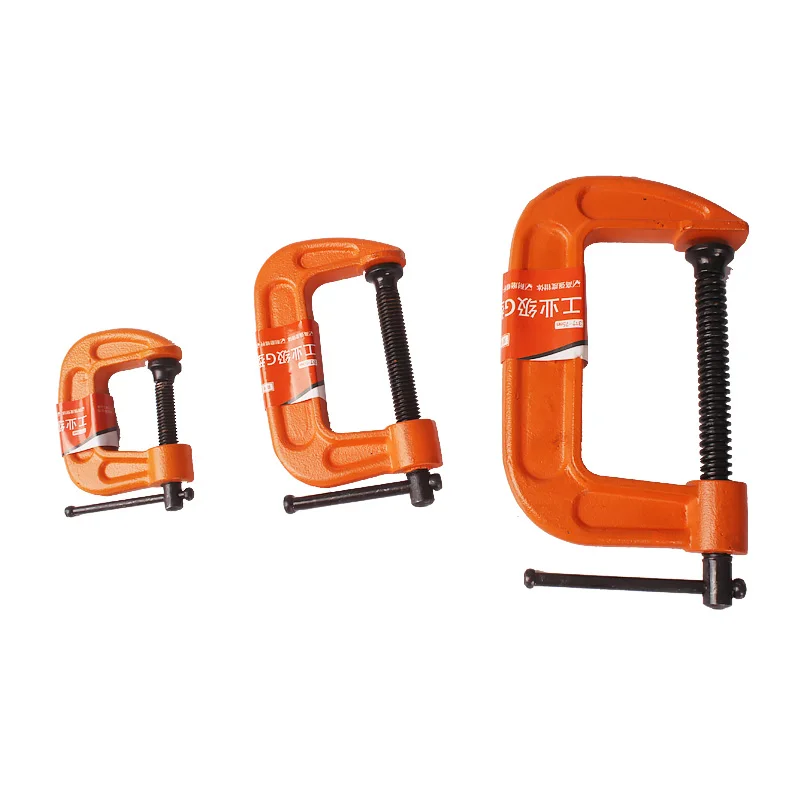 

2pcs High Quality Heavy Duty G Clamp 1/2/3 INCH For Woodworking Metal Clamping Free Shipping