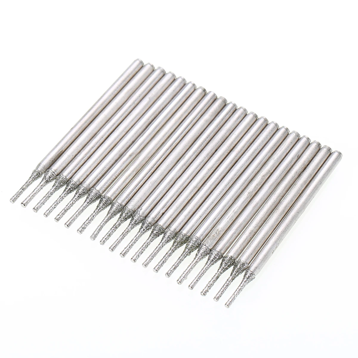 20 Pieces Diamond Coated Drill BIT Hole Saw Cutter Tile Glass Jewellery 1mm// 2mm