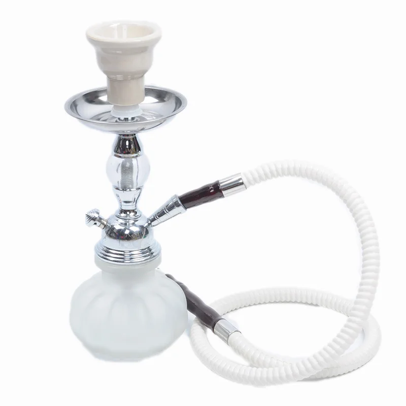 Shisha hookah 28cm Green/White water smoking pipe ceramic bowl cachimba