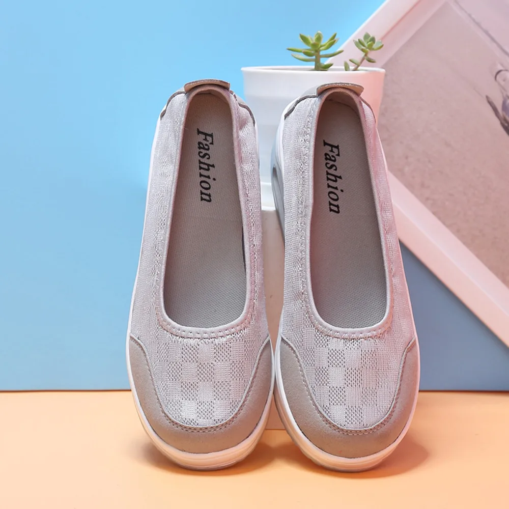 Женские кроссовки на платформе sommer schuhe damen повседневные спортивные из дышащей