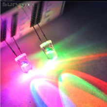 20/50/100 шт 5 мм круглый Общий Анод RGB/катод F5 светодиодный светильник красного, зеленого и синего цвета молочно-белого цвета