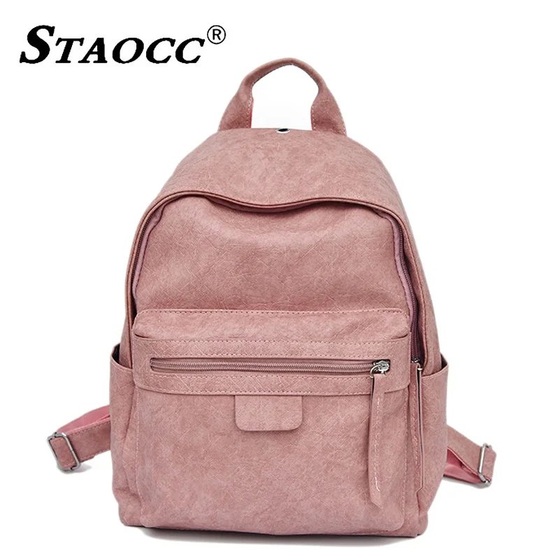 

Backpack Women Soft Leather 2019 Female Vintage Casual Backpack Small Travel Shoulder Bag School Bag For Women Mochila Feminina