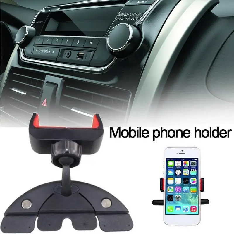 

Universal Rotating CD Slot Vehicle-Mounted Phone Holder Car GPS Bracket Cell Phone Accessories Stand for IPhone /MIUI /Samsung