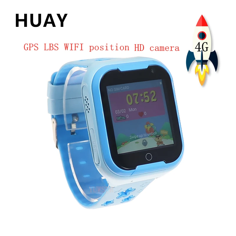 

Kids GPS Tracker 4G Smart watch GPS LBS WIFI location SOS call Android 6.0 Pedometer Camera Children Smart watches M05 1PCS