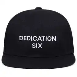 Новый посвящение шесть вышивка бейсбол кепки хип хоп s для мужчин женщин Street Стиль шапки Винтаж Характер головные уборы с застежкой Gorras