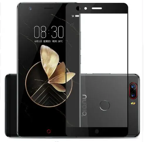 

Full Cover Tempered Glass For ZTE Nubia Z17 z17s Z11 Mini S Z17 Mini S Screen Protector pelicula de vidro