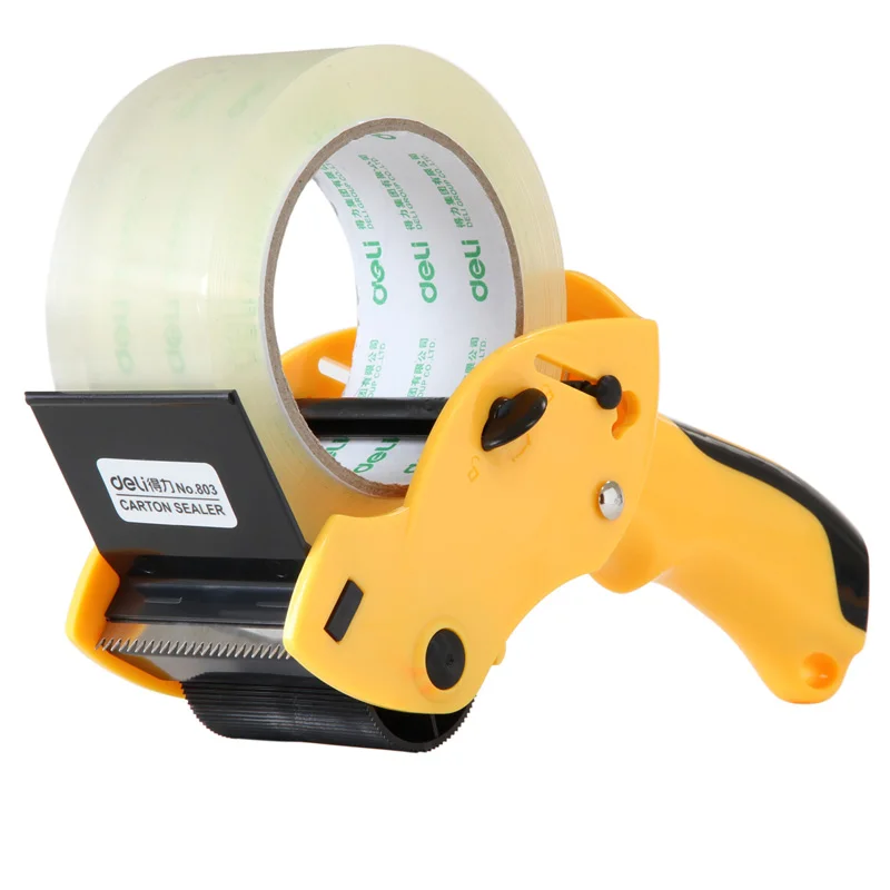 Free shipping deli 803 handle cutter tape machine packing machine