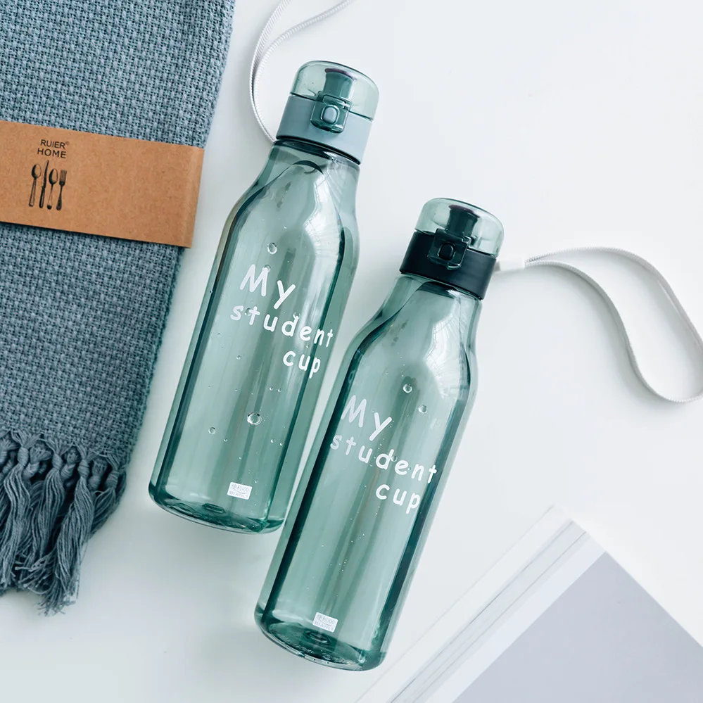 

My Plastic bottle 520ml PC Water Bottles for water Transparent or frosted Heat resistant Leakproof color travel custom Bottle