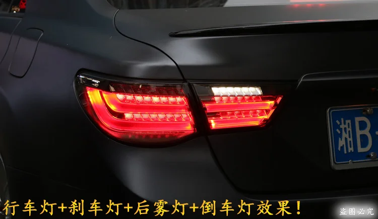 Для Toyota eliz Mark X светодиодный задний фонарь 2010 2011 2012 Mark X светодиодный задний фонарь DRL+ тормоз+ Парк+ сигнал автостайлинг