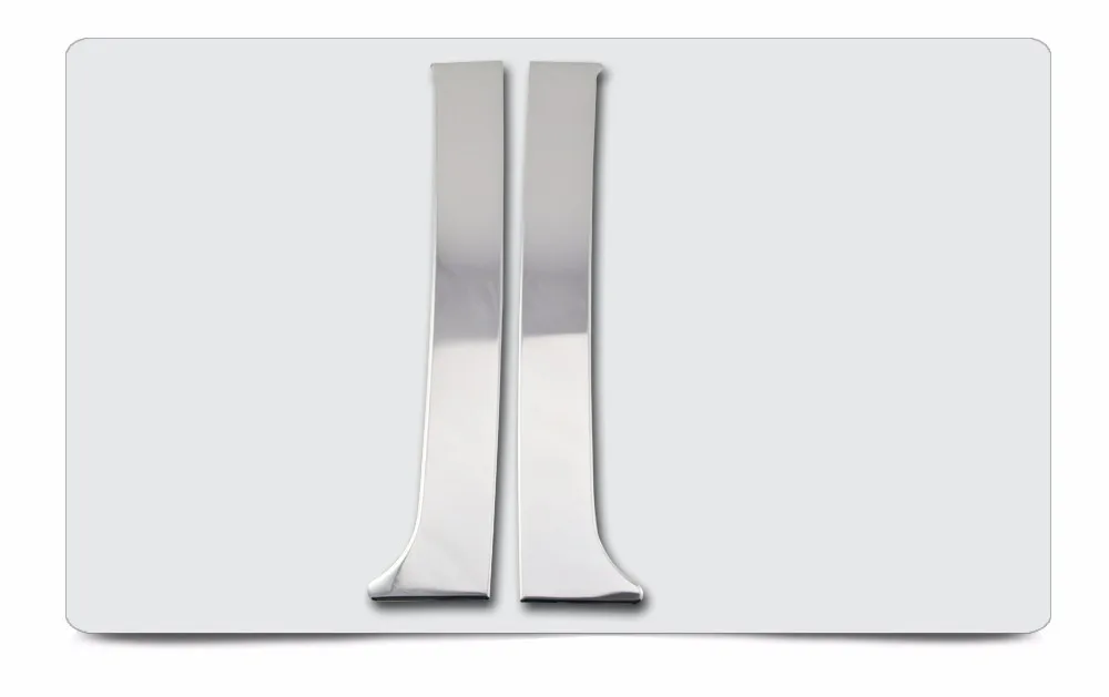 Stainless Steel Chrome Car Door Pillar Post Trim Cover For GMC Yukon 2007-2014 Chevy Tahoe 4pcs f
