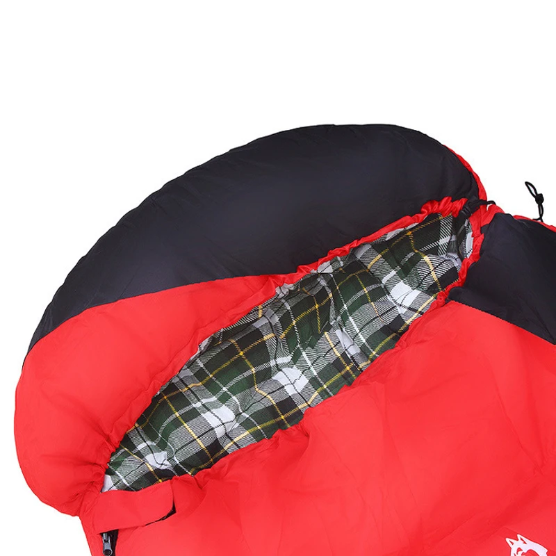  Jungle King Winter Camping Sleeping Bag Portable Envelope Type Sleeping Bag Warm -18° C Widening Th