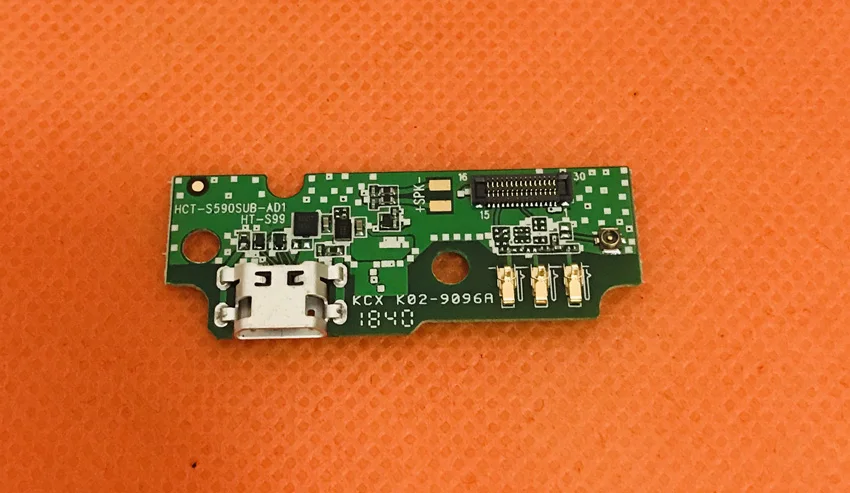 

Original USB Plug Charge Board For HOMTOM S99 MTK6750T Octa Core Free Shipping