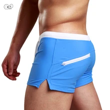 Летние мужские шорты для купания плавки для серфинга пляжная одежда мужские плавки боксеры шорты для плавания с карманом на молнии