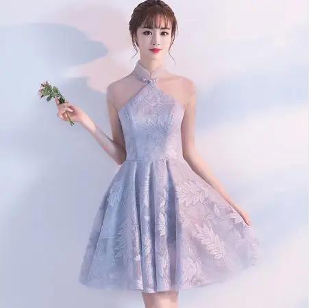 2018 новые белые женские туфли; rayou длинные повод cheongsam qipao китайской традиции вечернее платье цветок qipao