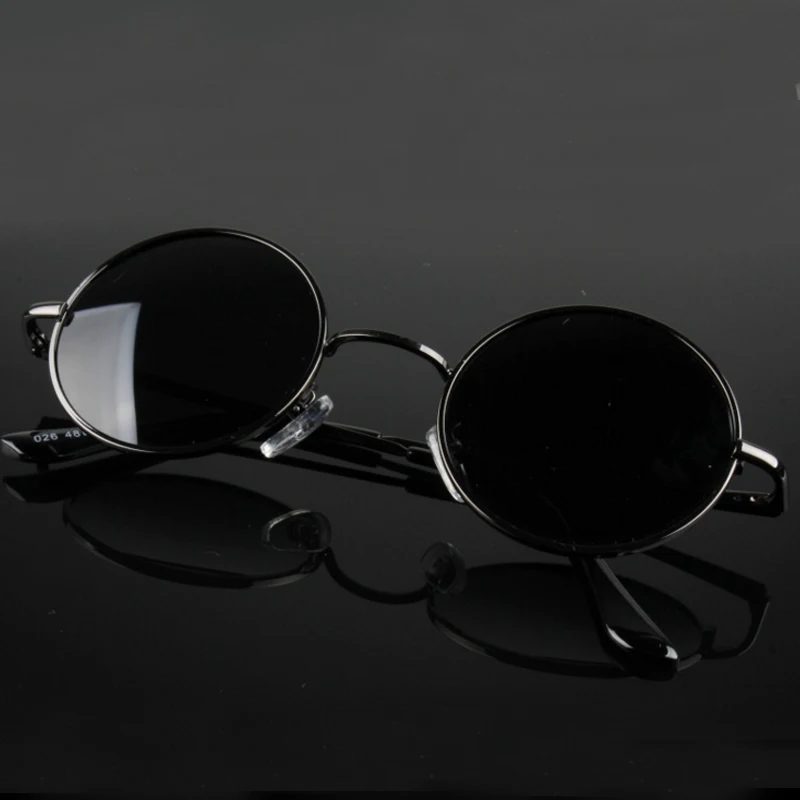Dokly-New-Fashion-show-style-glasses-real-Polarized-sunglasses-vintage-sunglass-round-sunglasses-UV400-Black-lens (2)