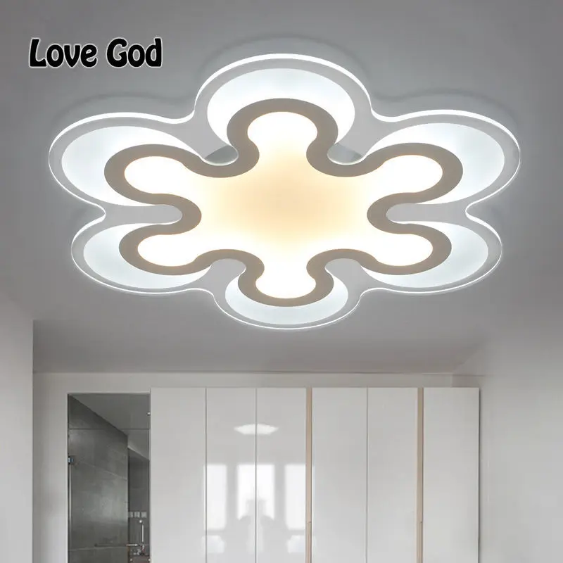 Remote Control Modern Ultra-thin LED Ceiling Lights for Living room Bedroom Dining room Hotel Home Decorative Art Ceiling Lamps
