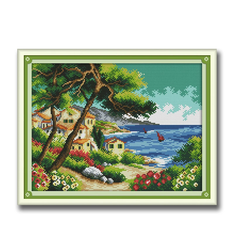 Набор для вышивки крестиком в морском стиле 14CT 11CT китайском стиле|counted cross stitch