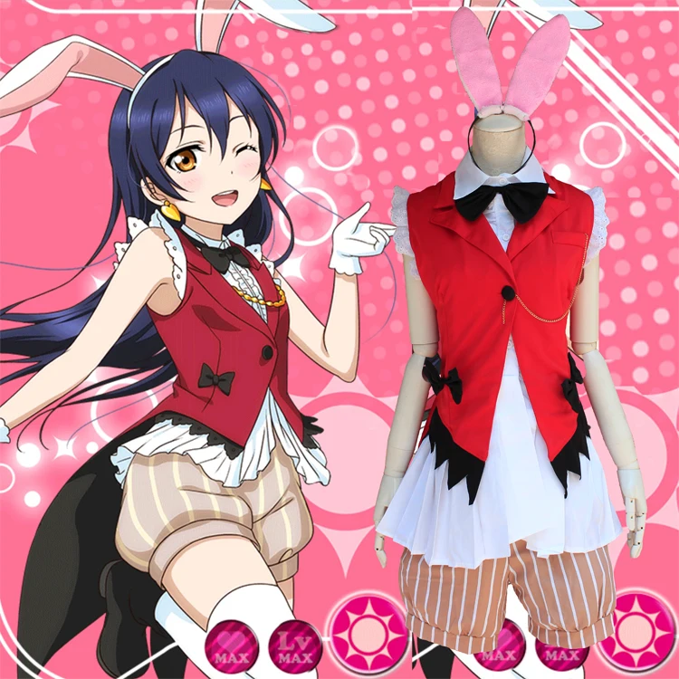 

Bunny Girl Rabbit Clothes Set Halloween Costumes Cosplay Costume  LoveLive Anime Costume Birthday  Party Wear