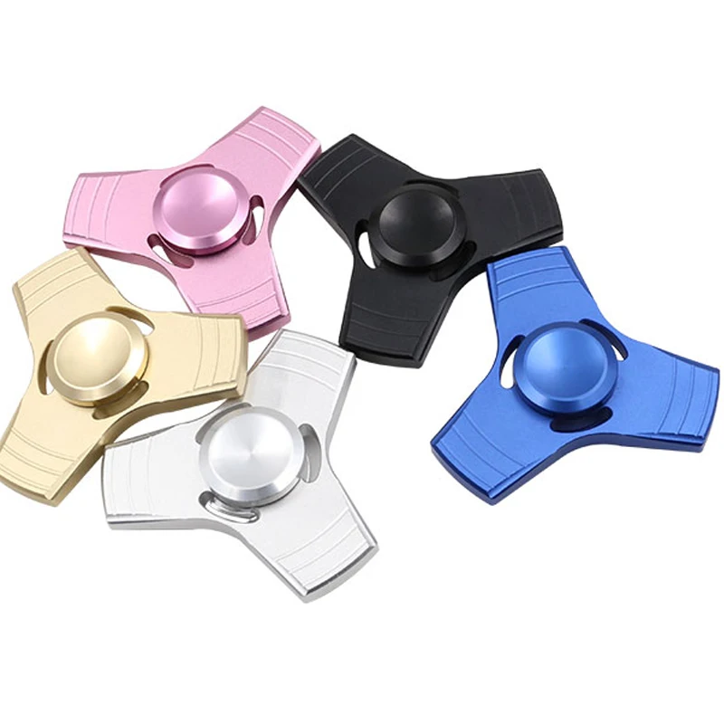 

Hand Spinner Fidget Alloy Metal Toy EDC Anti Stress Rotation Copper Aluminum Fidget Toy Hand Spinner For Autism and ADHD
