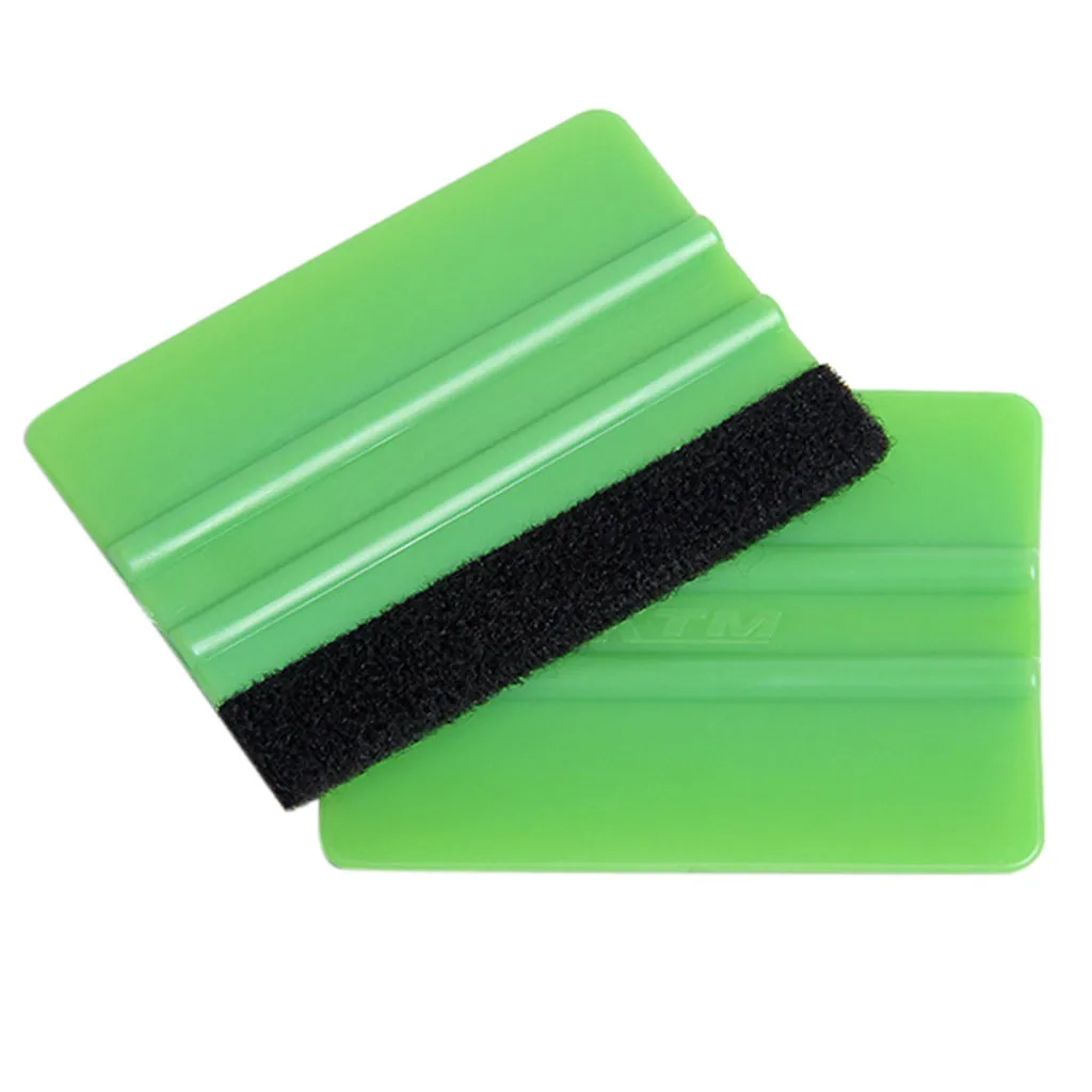 

Soft Scraper for Automobile Film-sticking with Cotton Square Scraper and Film-sticking Tool Car foil scraper Soft