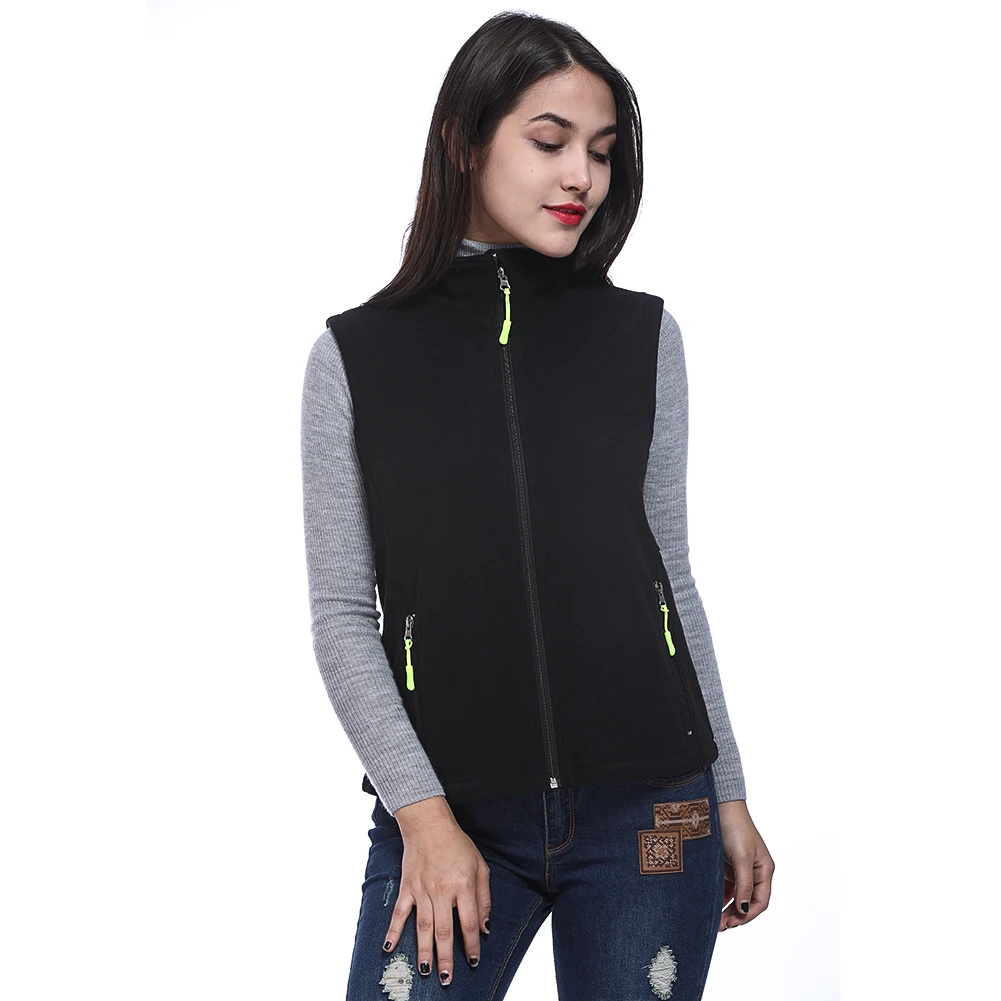 2018 Autumn Winter Fleece Vest Women O Neck Sleeveless Spring Vest