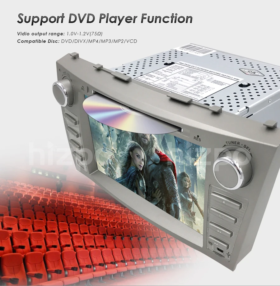 Discount Android8.0/8Core 4Core/Android7.1/8.1 Car DVD Player For Toyota Camry 2008-2011 GPS Navi SD/USB Touch Screen Radio mp3 Bluetooth 98