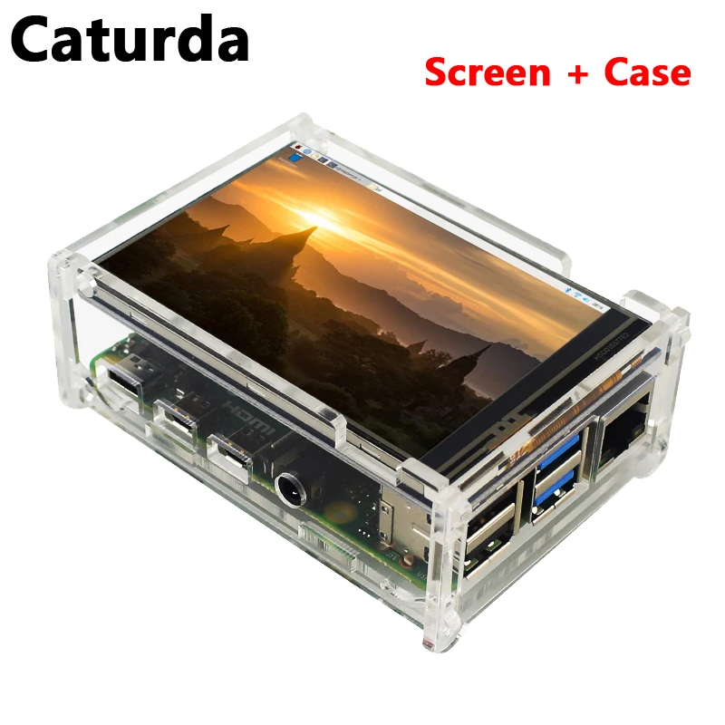 For Raspberry Pi 3 Model B 3.5Inch Touch Screen Display Monitor 480x320 LCD Kit