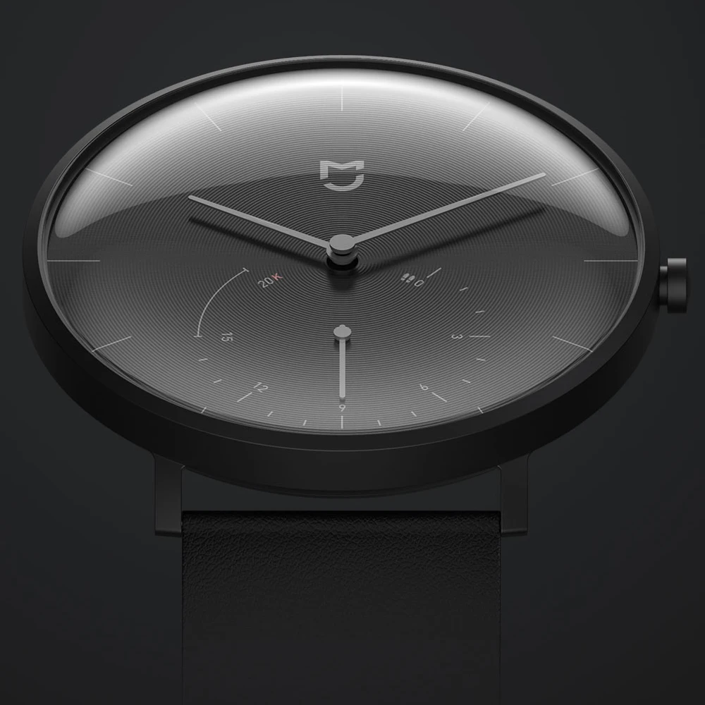 Original Xiaomi mi jia relojes de cuarzo impermeable de doble esfera con Sensor deportivo de alarma BLE4.0 conexión inalámbrica a Smart mi Home APP - 3