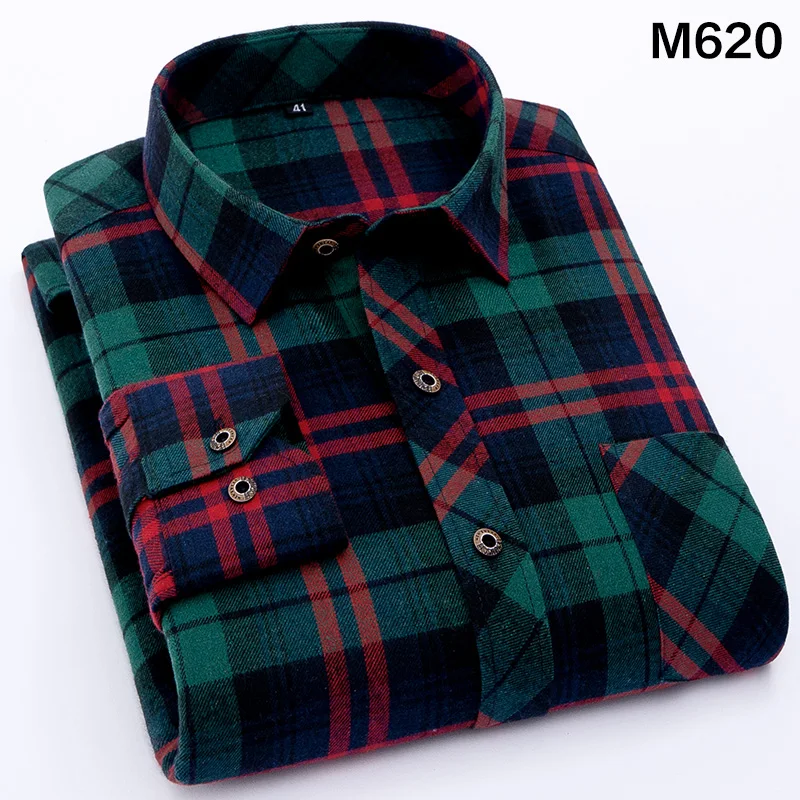 Koop EYM Merk Flanel Plaid Shirt Mannen Katoen 2018 Herfst Nieuwe Mannelijke Toevallige Lange Mouw Plus size Hoge Kwaliteit Warm man Kleding
