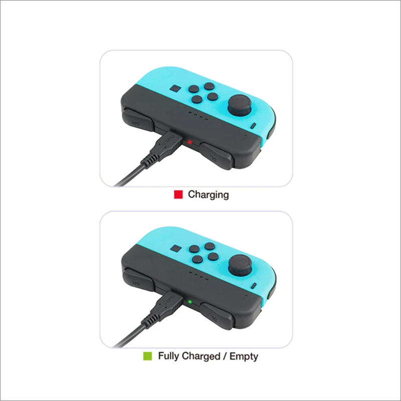 1 пара мини зарядных ручек зарядное устройство с ручкой USB для Nintendo NX NS Switch Joy Con