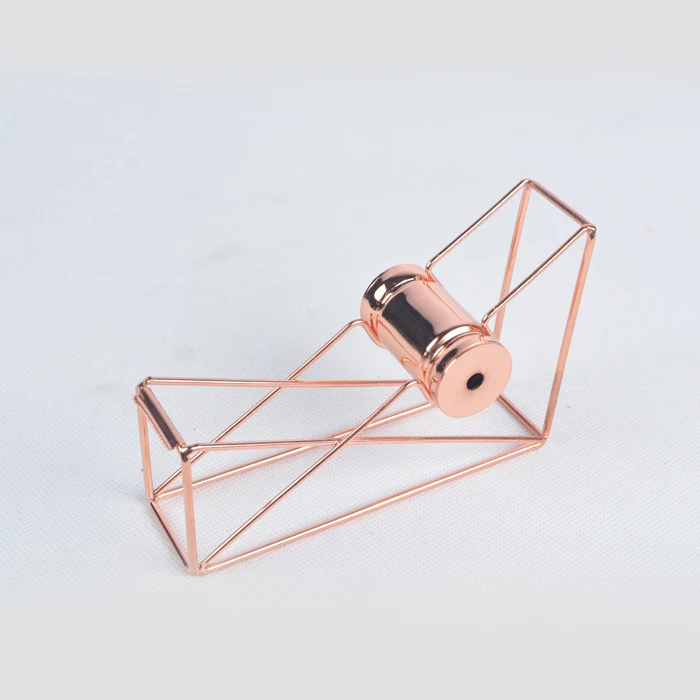 

Luxury Rose Gold Hollow Tape Dispenser Masking Tape Cutter Washi Tape Storage Organizer Adhesive Tape Holder Drop Shipping