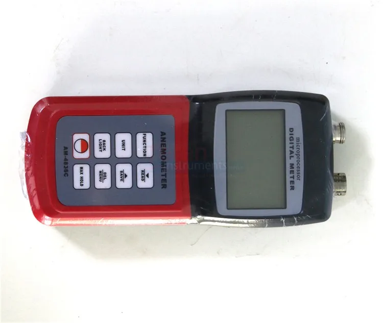 AM-4836C Multi-functional Anemometer Wind Speed Tester Air Velocity Meter Temperature Measurement   05