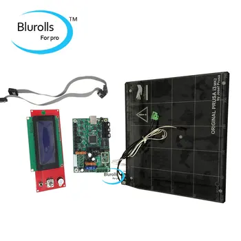

Reprap Prusa i3 MK2 3d printer mini-Rambo 1.3a motherboard kit and PCB heated bed with ramps 1.4 2004 LCD