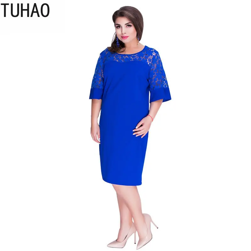 Платье женское кружевное свободное размеры до 6XL 5XL 4XL|Платья| |